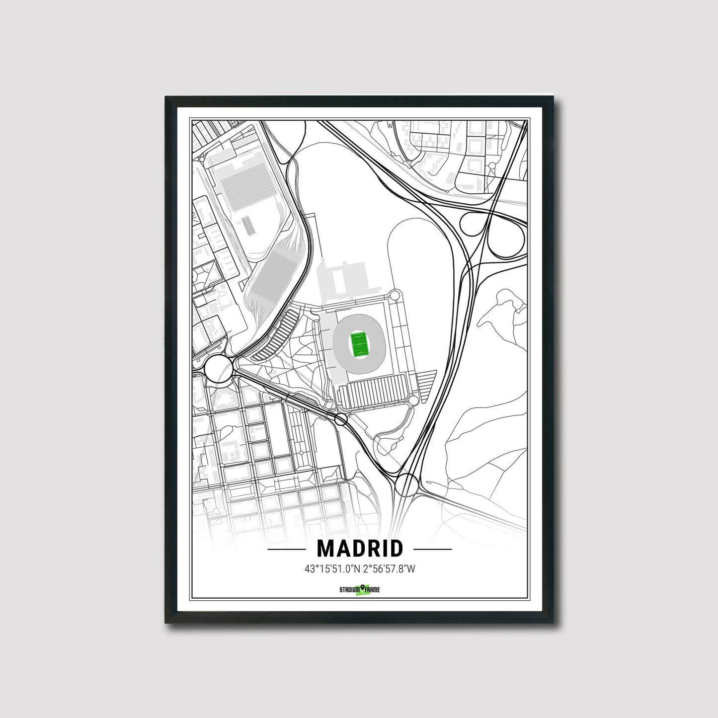 Stadium Poster - Madrid