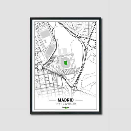 Stadium Poster - Madrid