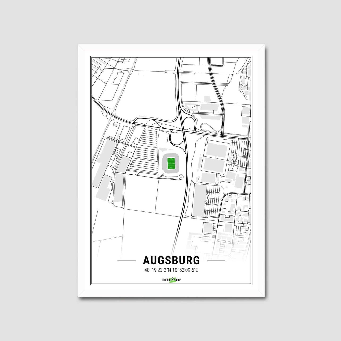 Stadium Poster - Augsburg