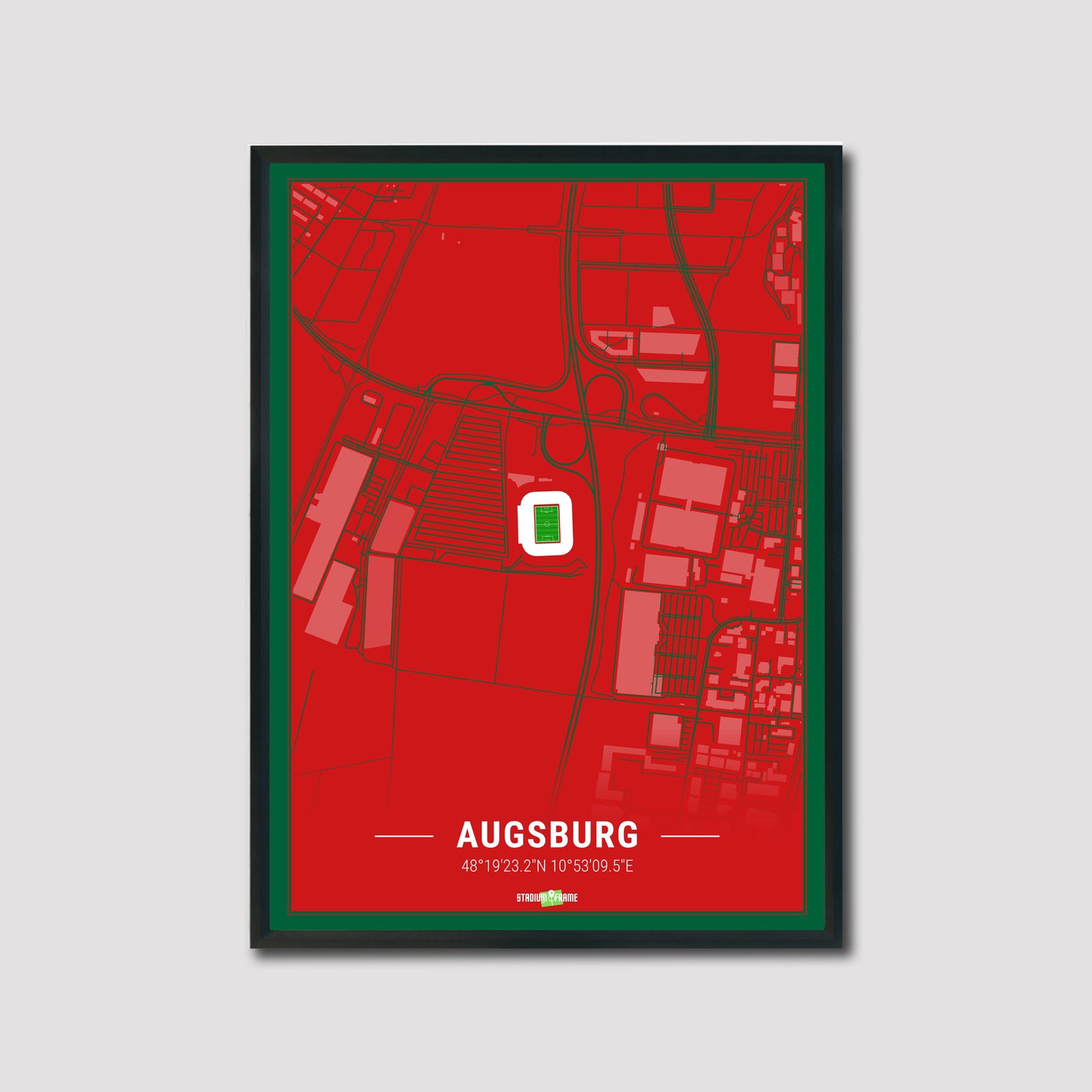 Stadium Poster - Augsburg