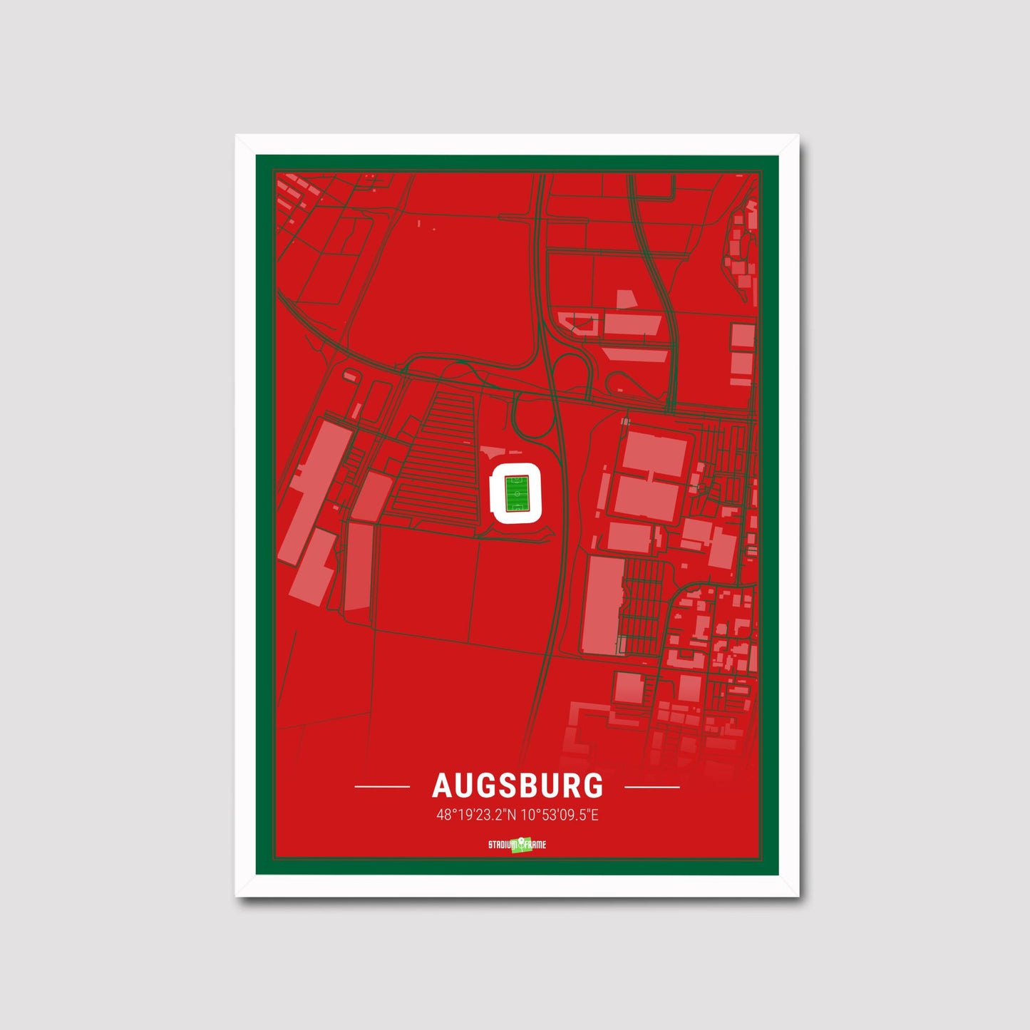 Stadium Poster - Augsburg