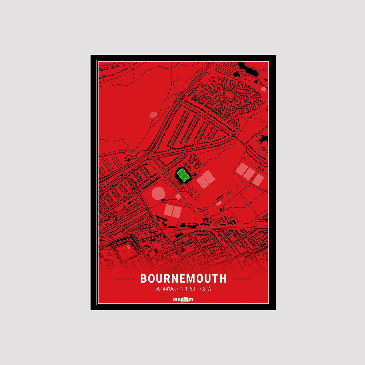 Stadium Poster - Bournemouth