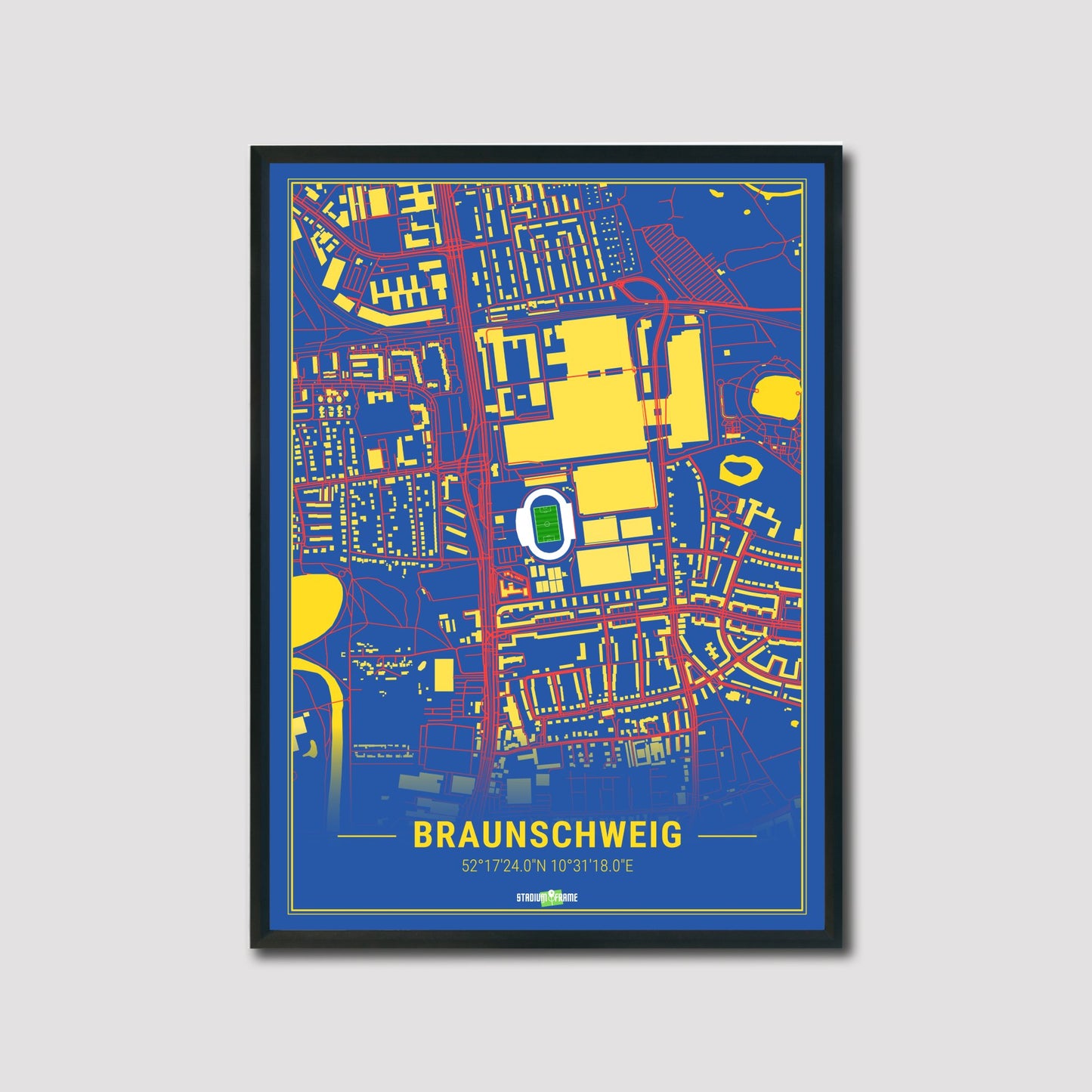 Stadium Poster - Braunschweig