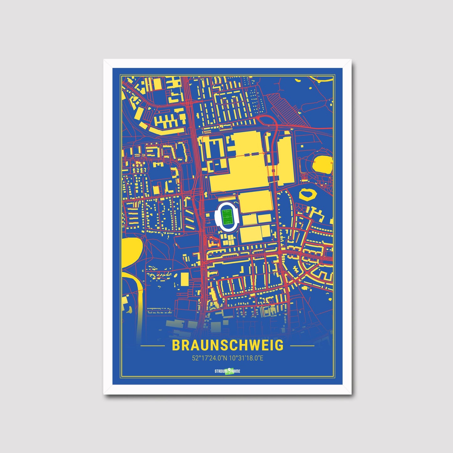 Stadium Poster - Braunschweig