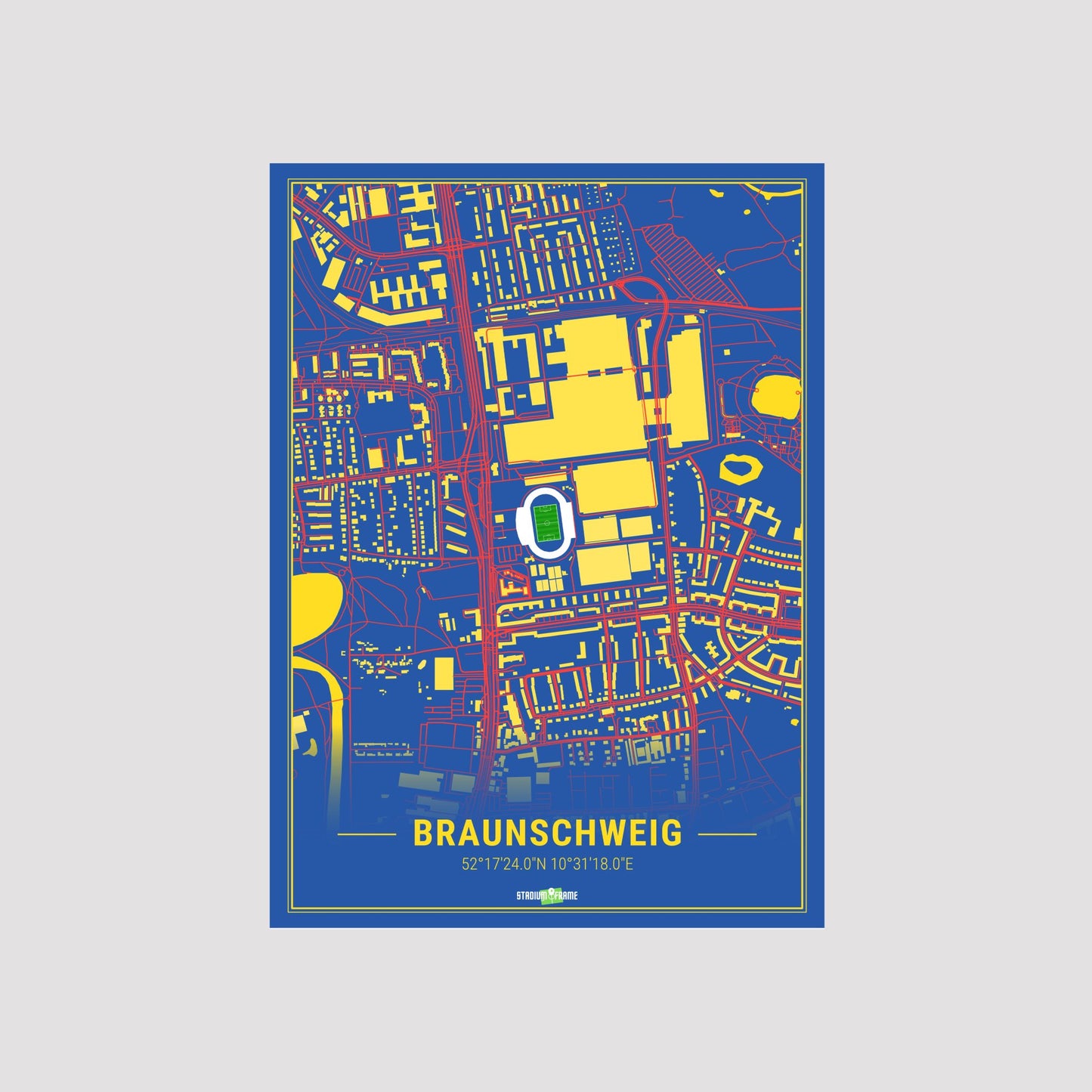 Stadium Poster - Braunschweig