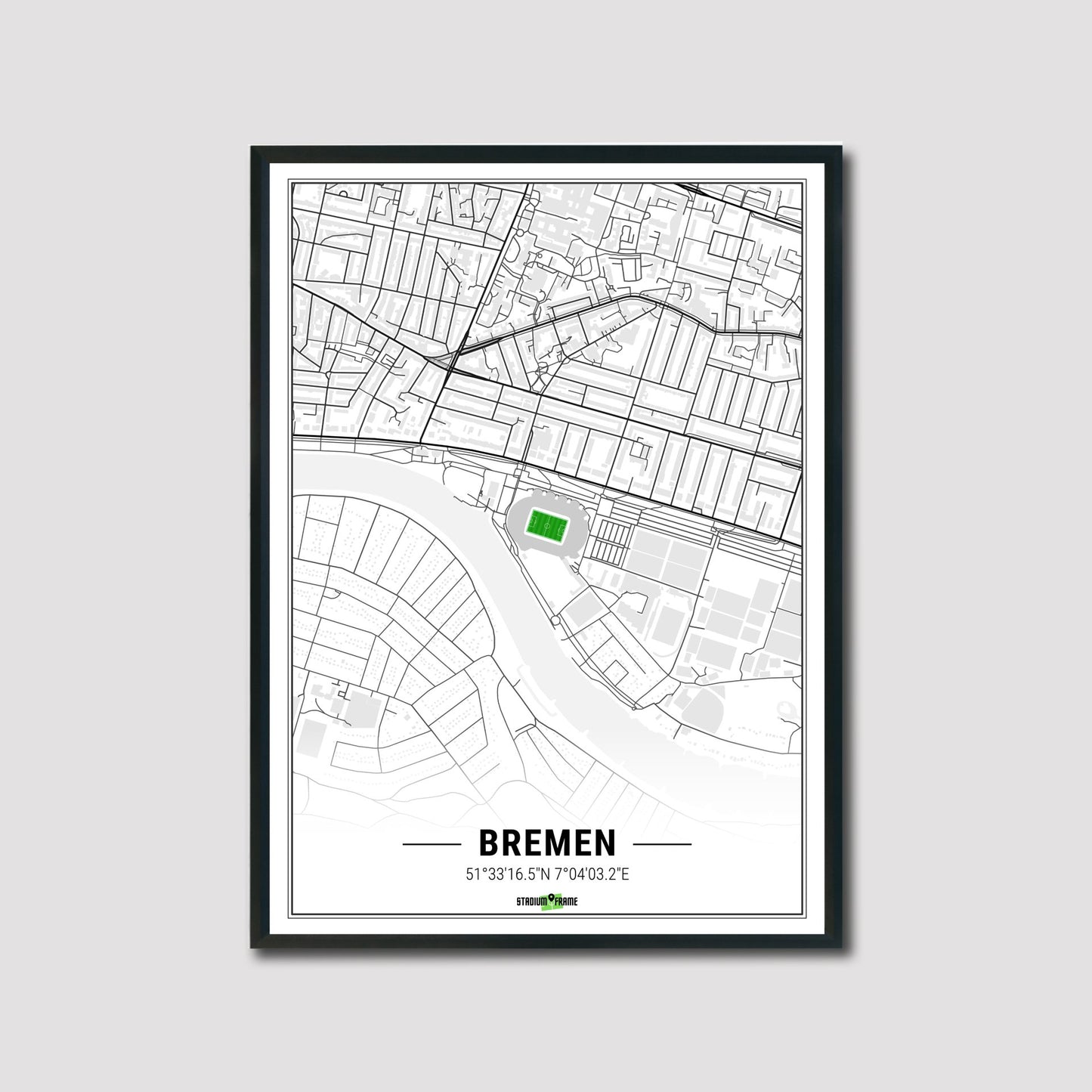 Stadium Poster - Bremen