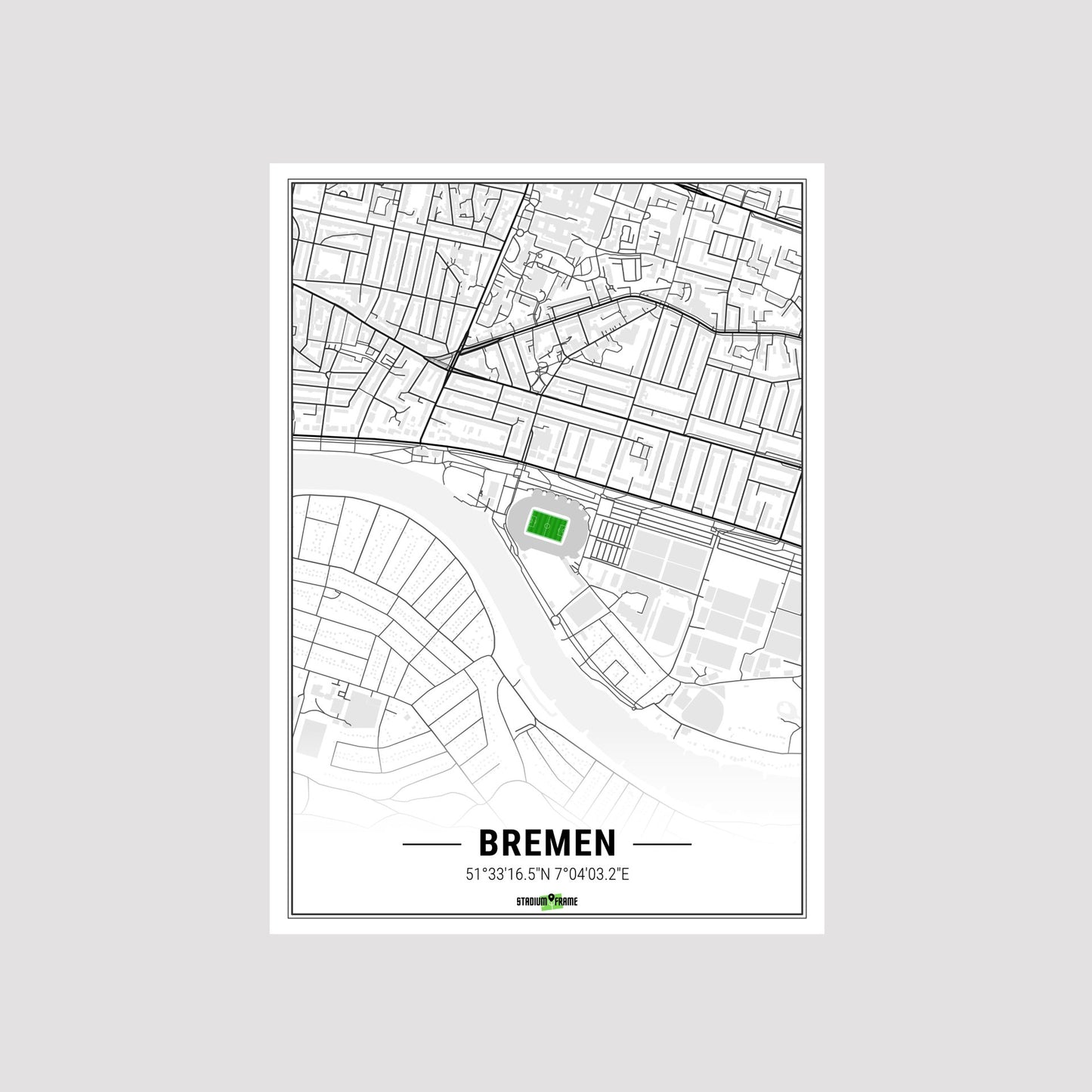 Stadium Poster - Bremen