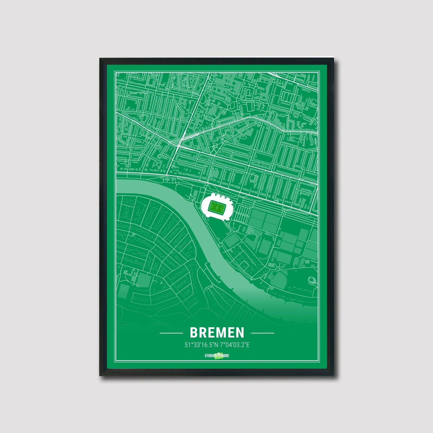 Stadium Poster - Bremen