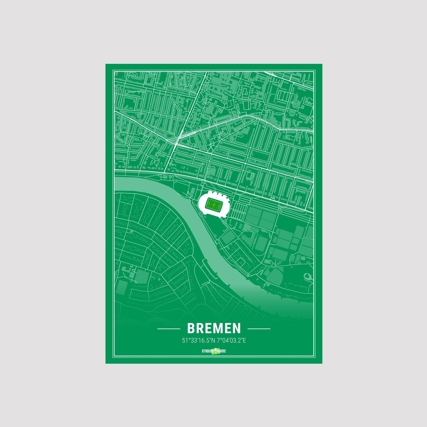 Stadium Poster - Bremen