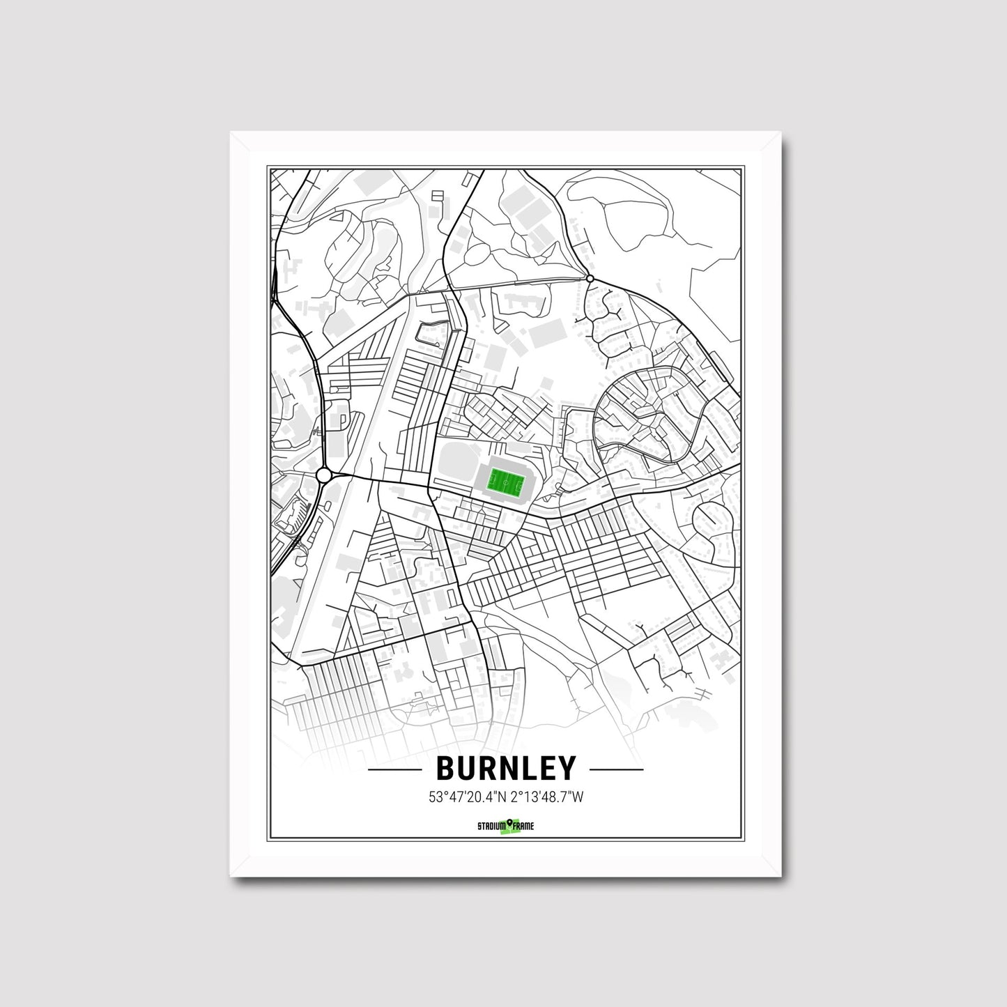 Stadium Poster - Burnley