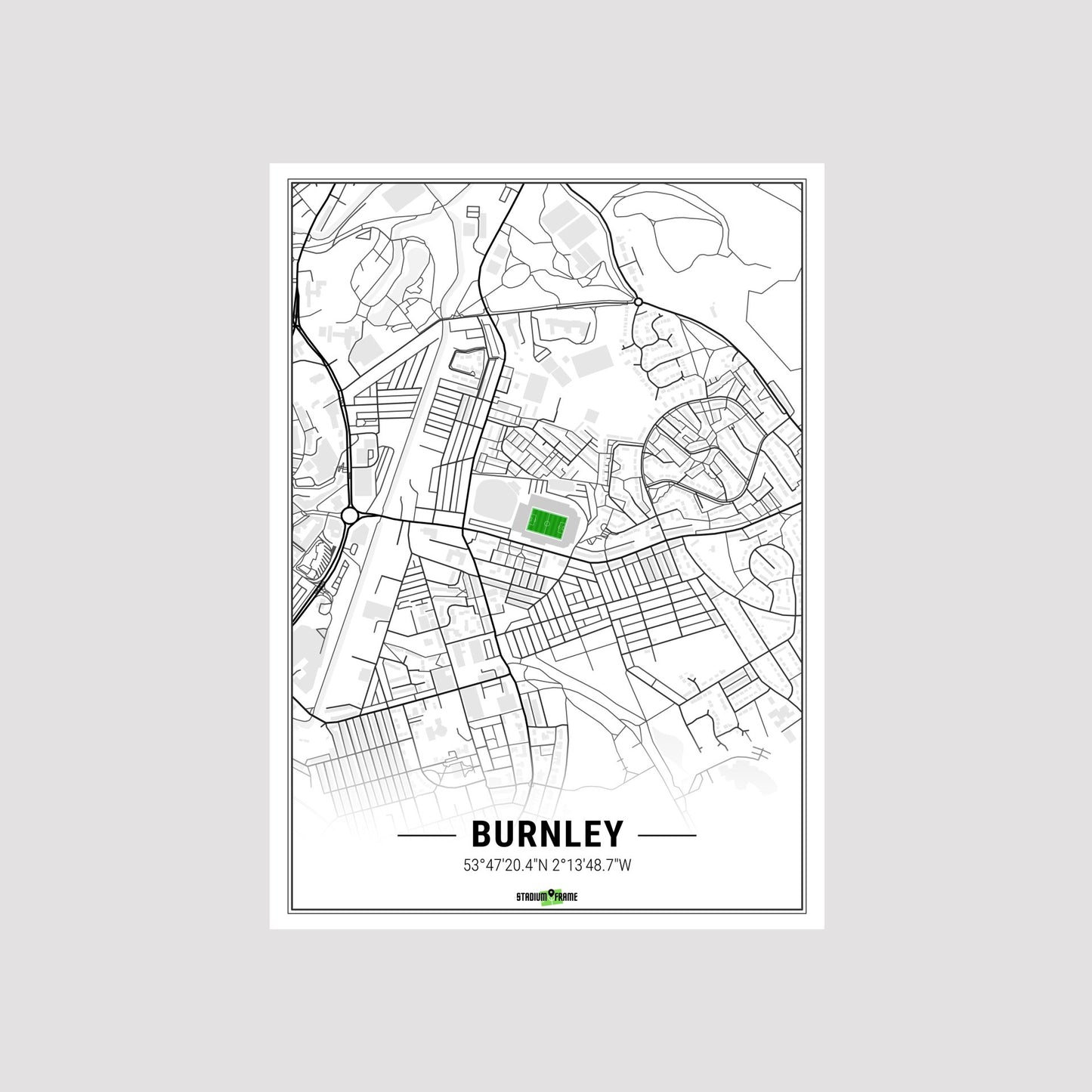 Stadium Poster - Burnley