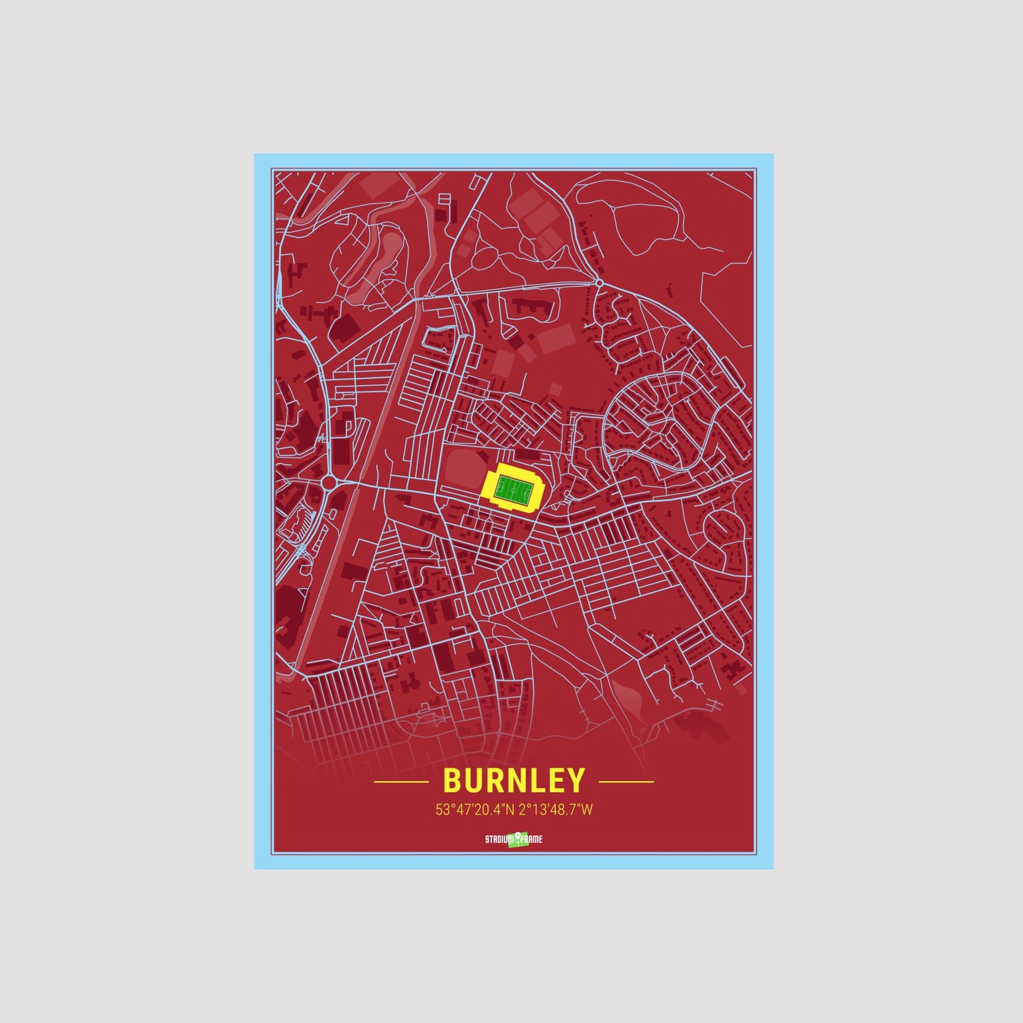 Stadium Poster - Burnley