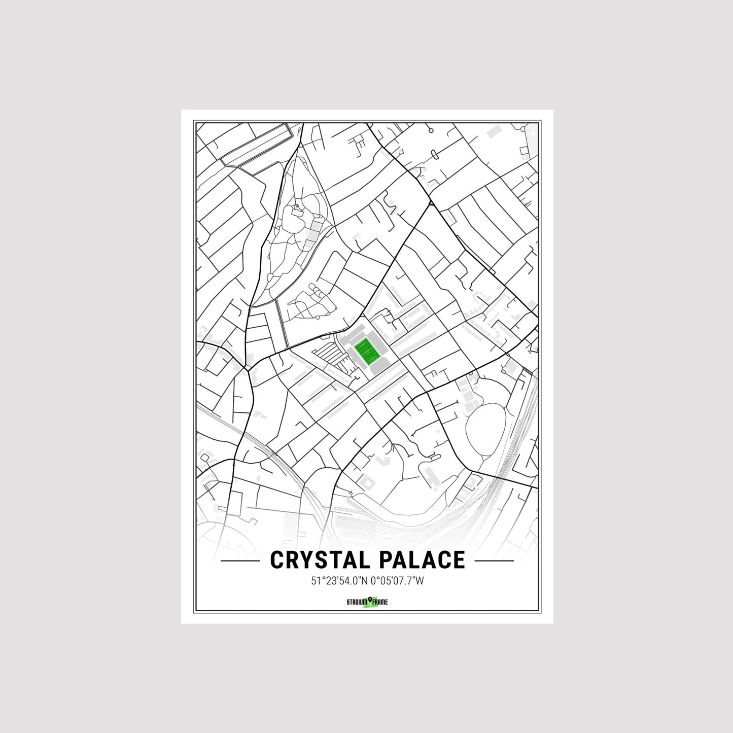 Stadium Poster - Crystal Palace