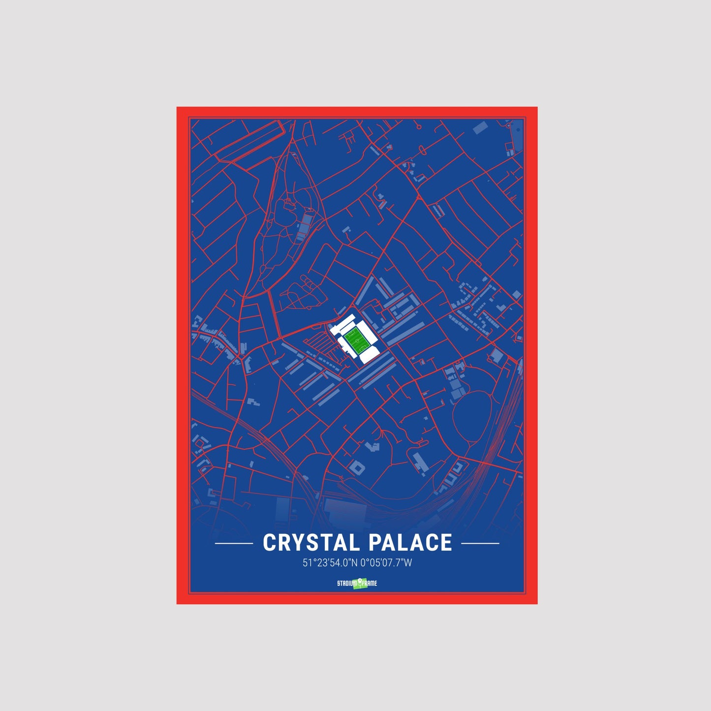 Stadium Poster - Crystal Palace