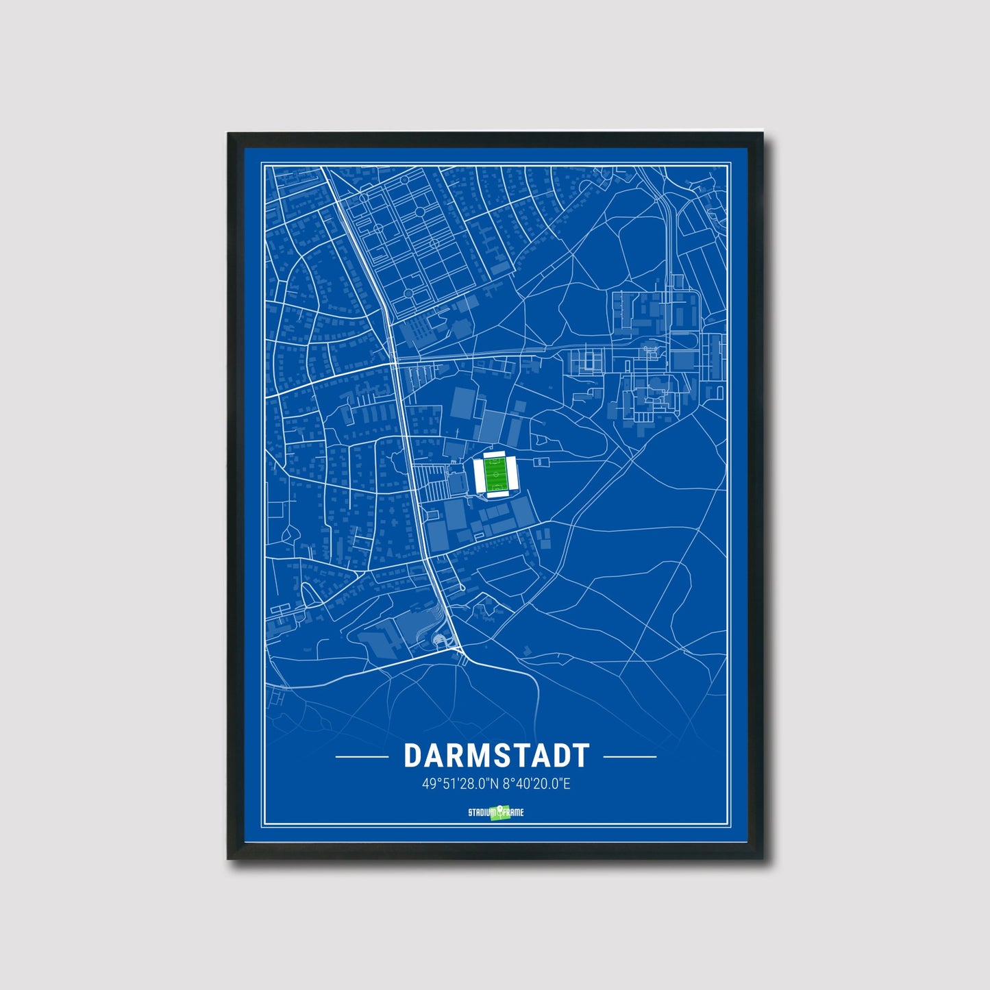 Stadium Poster - Darmstadt