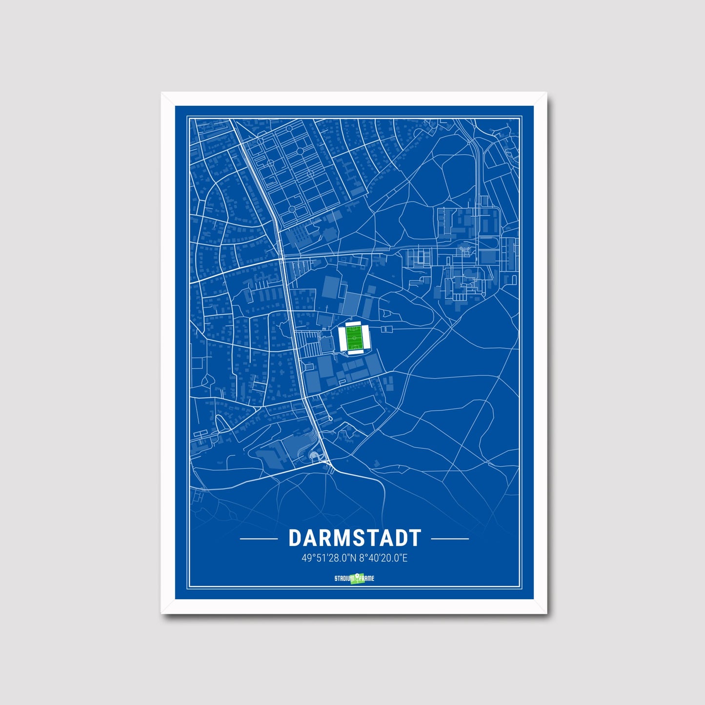 Stadium Poster - Darmstadt