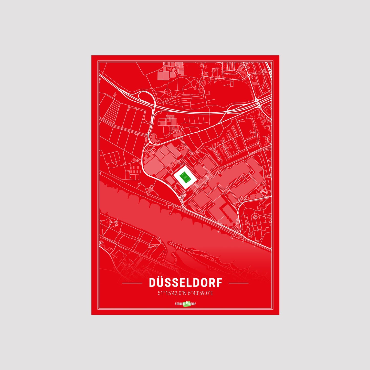 Stadium Poster - Düsseldorf