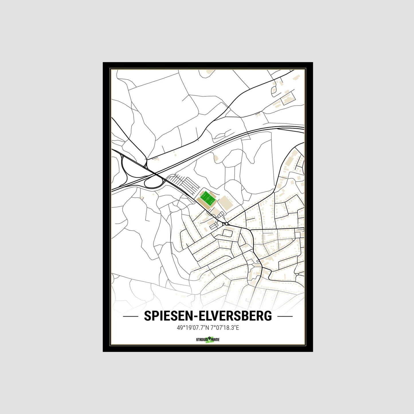 Stadium Poster - Spiesen-Elversberg