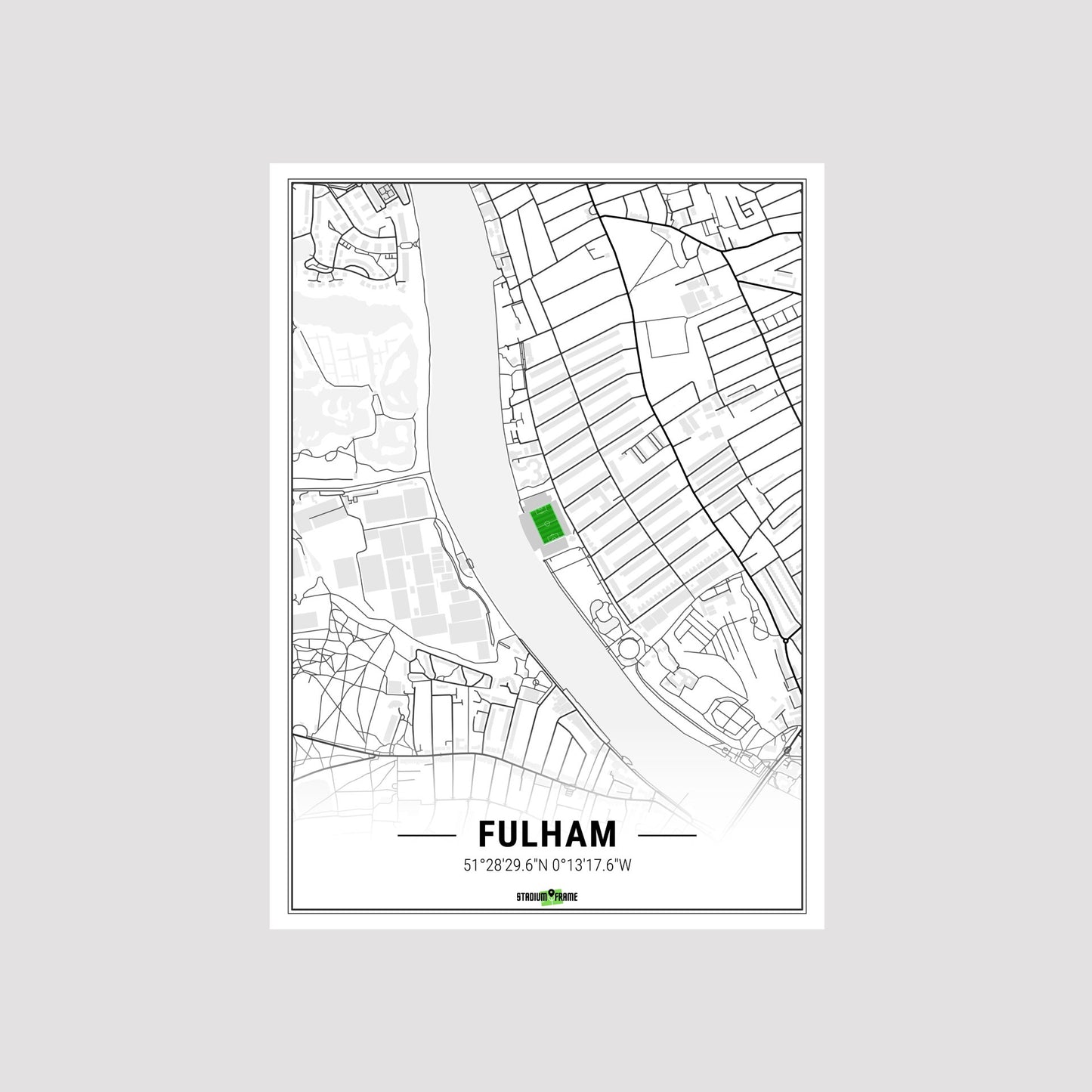 Stadium Poster - Fulham