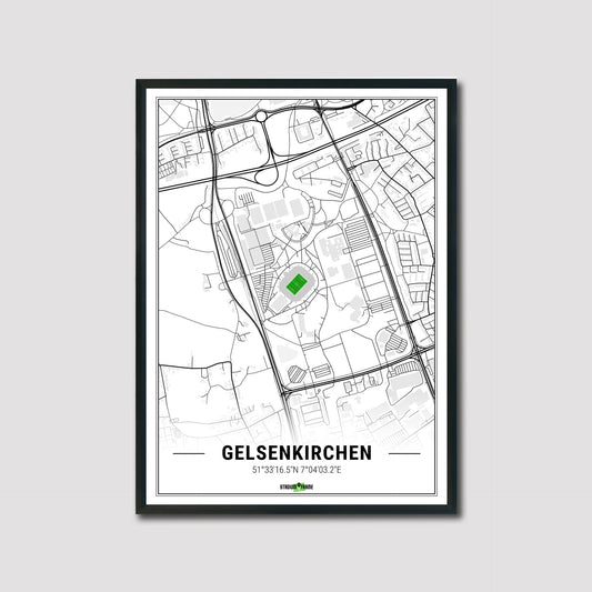 Stadion Poster - Gelsenkirchen