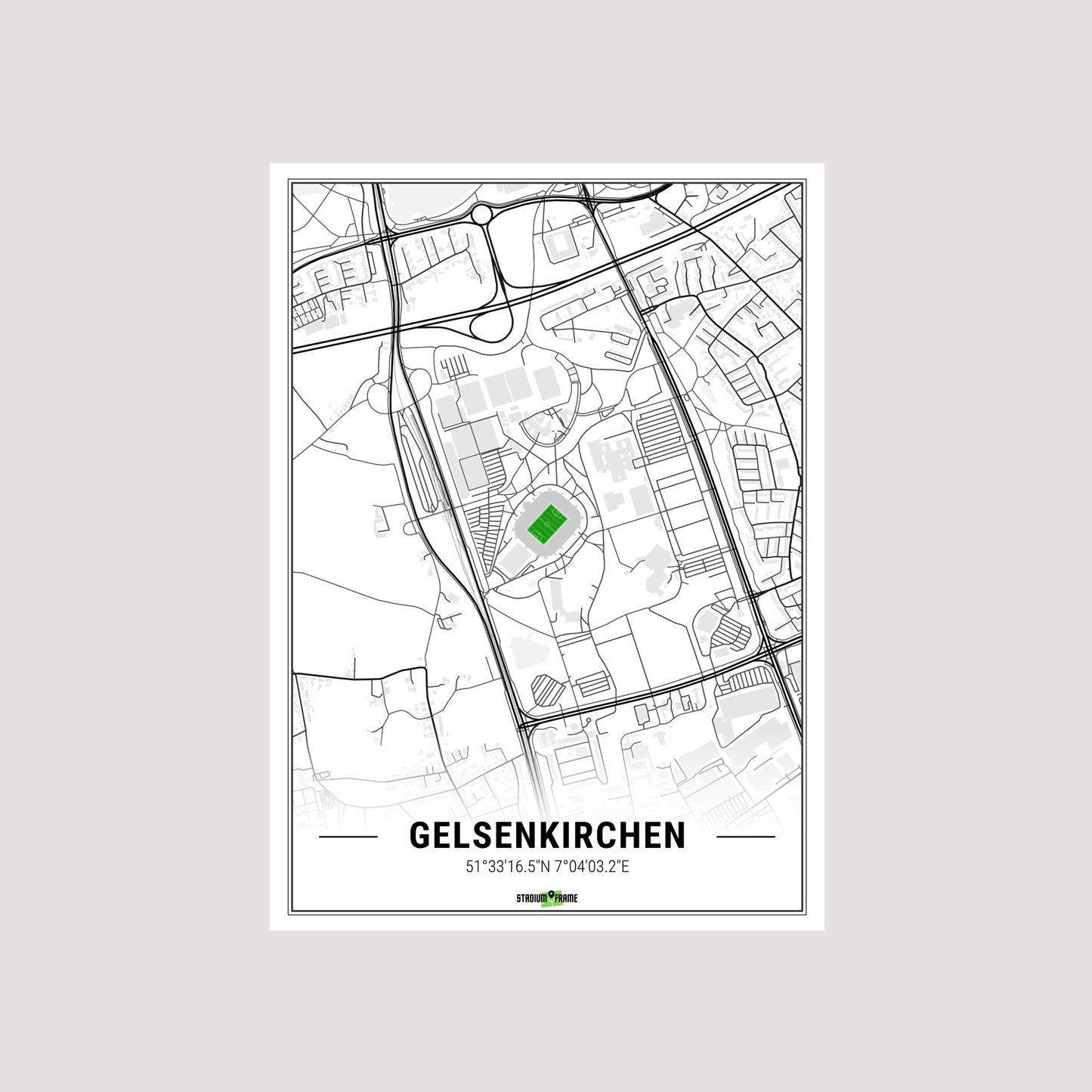 Stadium poster - Gelsenkirchen