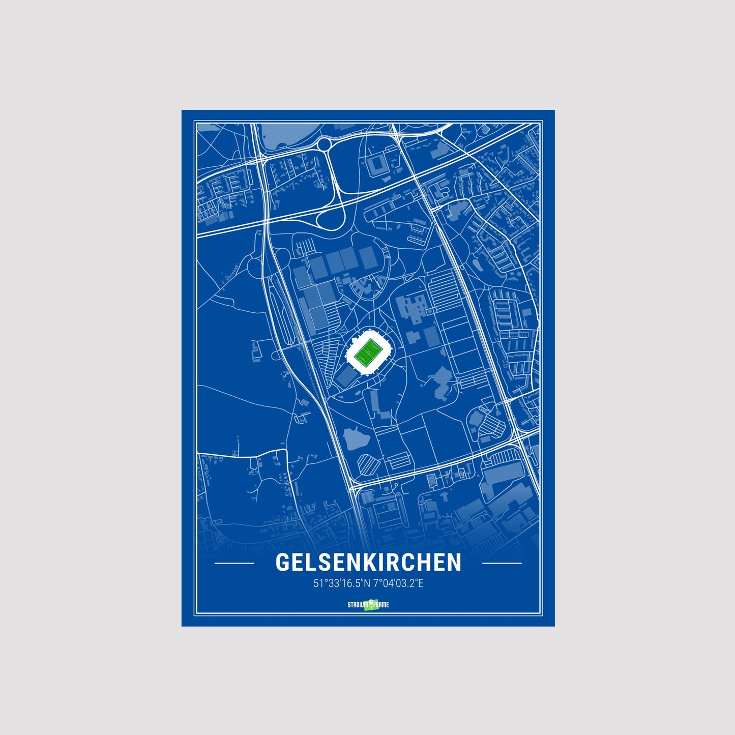 Stadion Poster - Gelsenkirchen