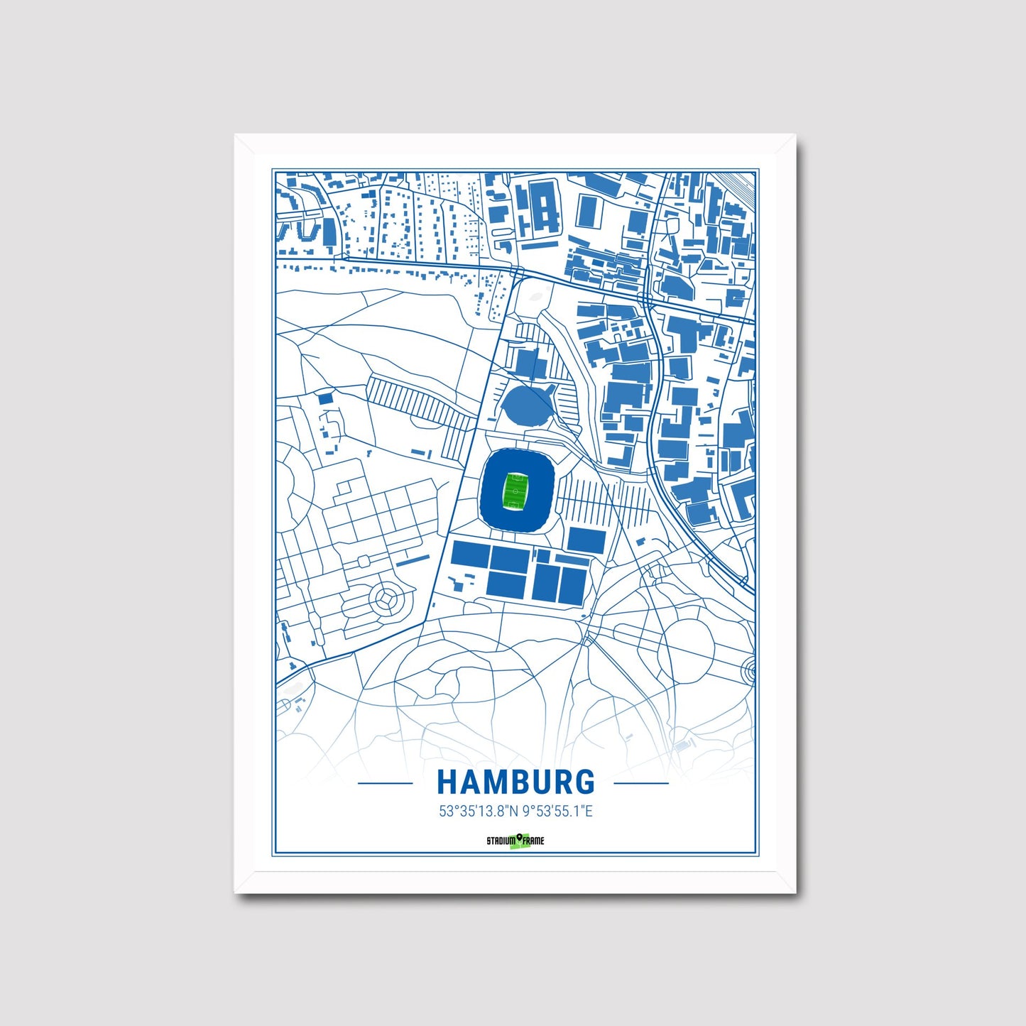 Stadium Poster - Hamburg