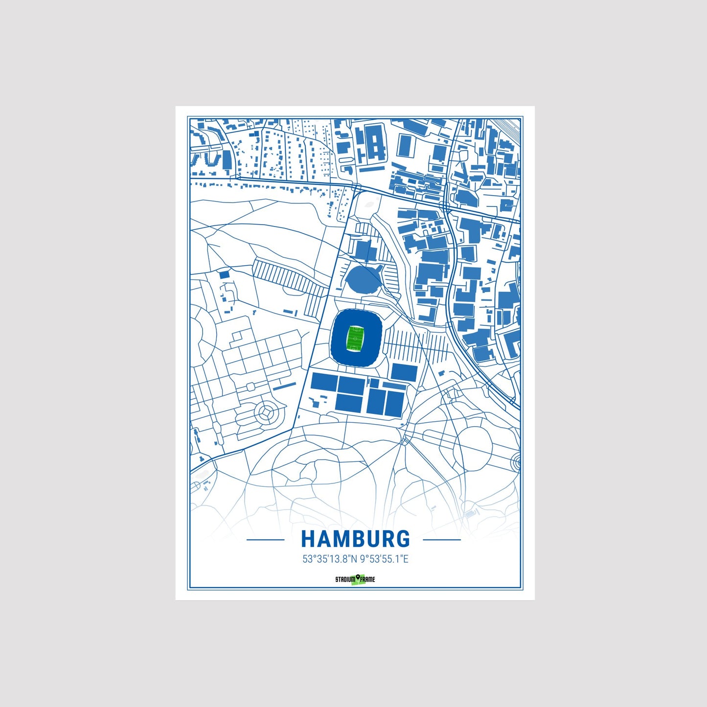 Stadium Poster - Hamburg