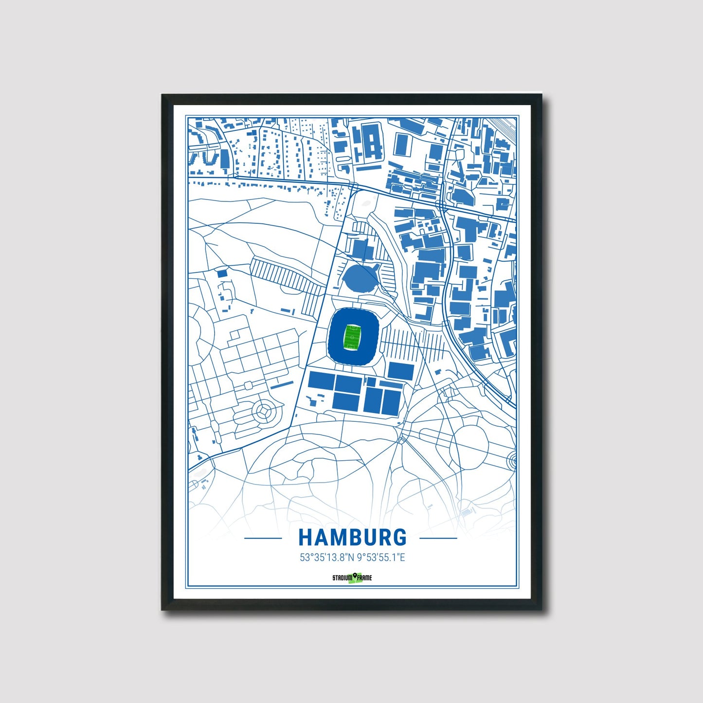 Stadium Poster - Hamburg