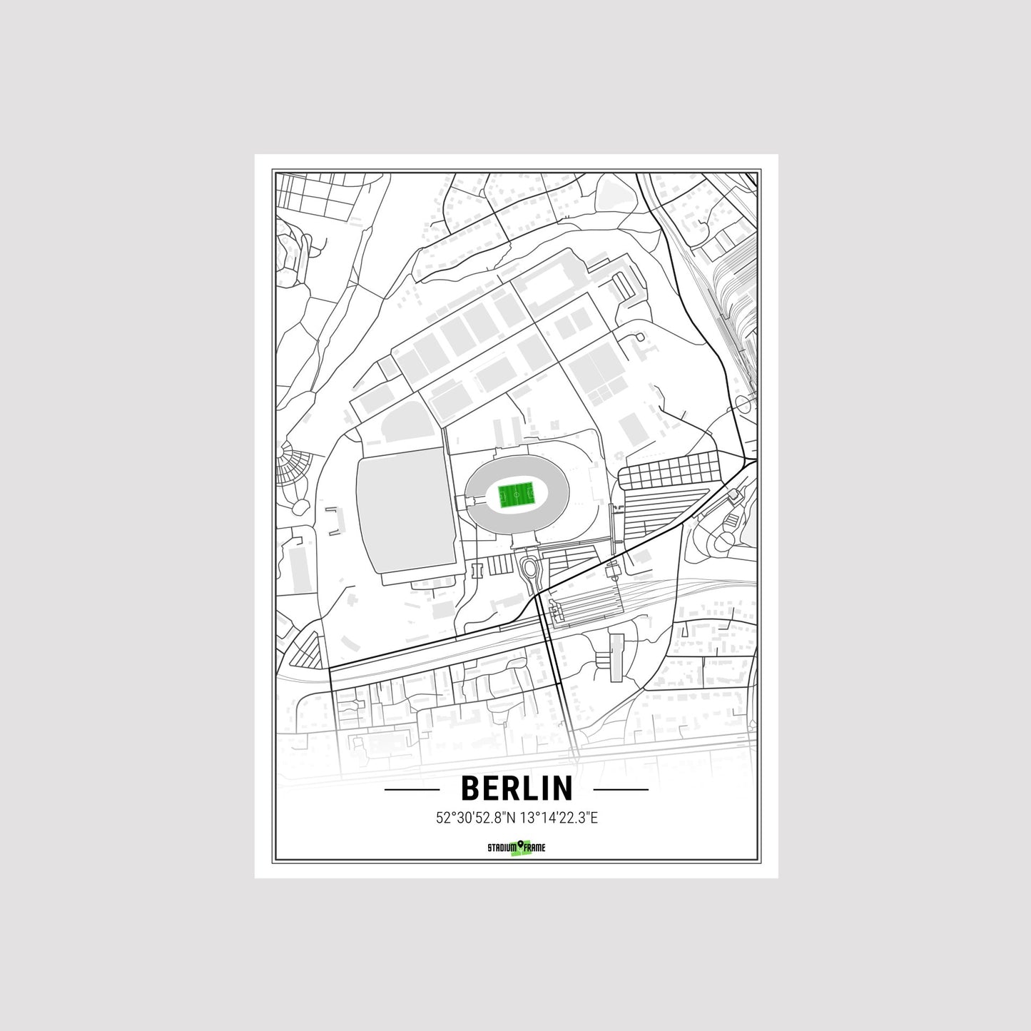 Stadium Poster - Berlin