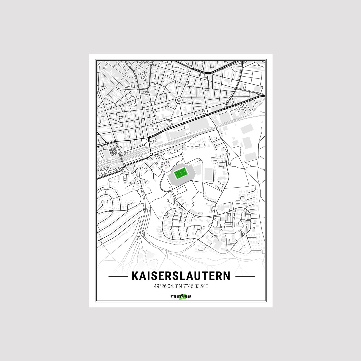 Stadium Poster - Kaiserslautern