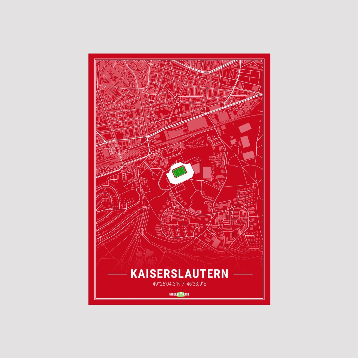 Stadium Poster - Kaiserslautern