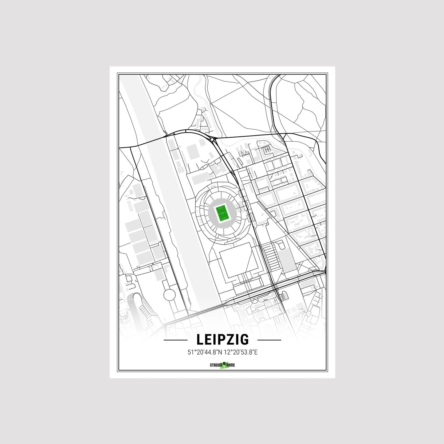 Stadium Poster - Leipzig