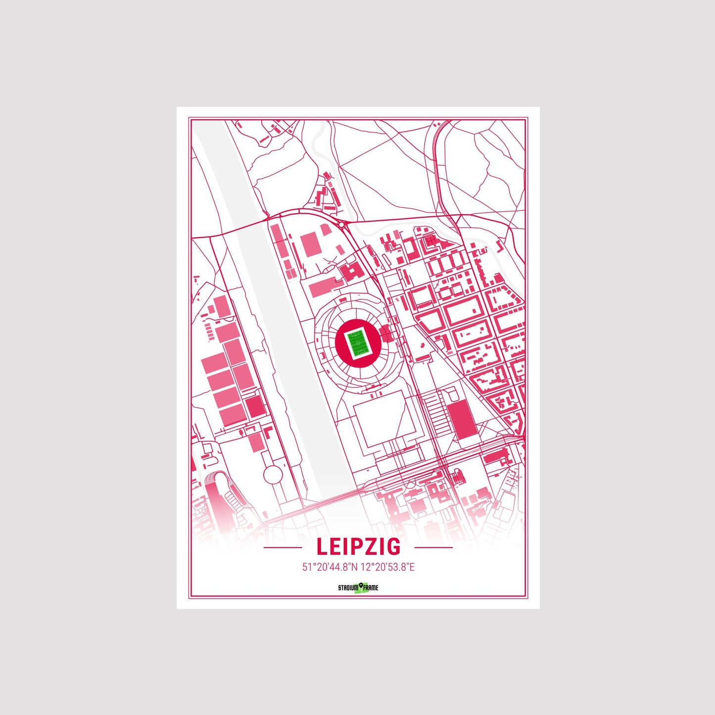 Stadium Poster - Leipzig