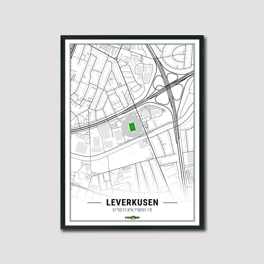 Stadion Poster - Leverkusen