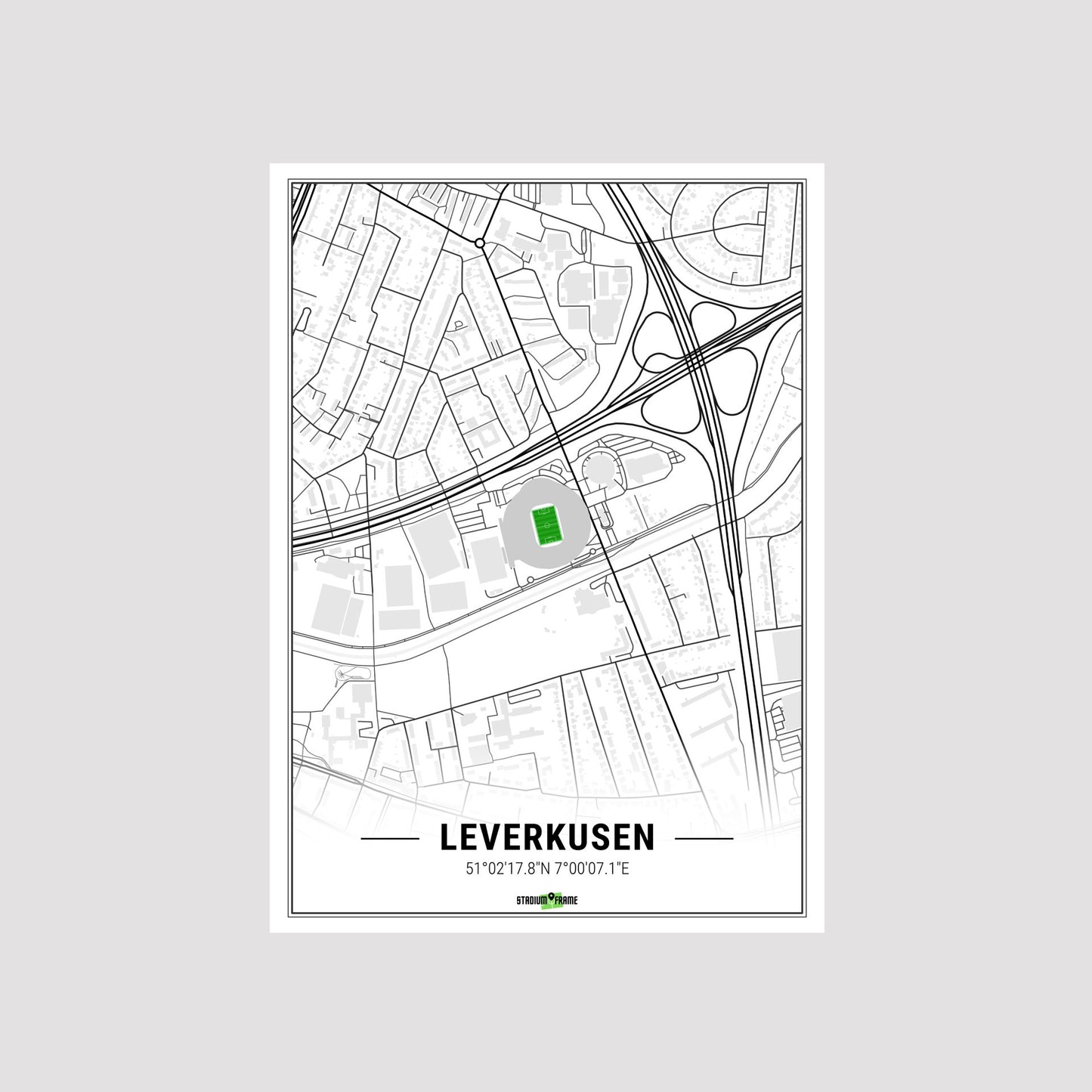 Stadium poster - Leverkusen