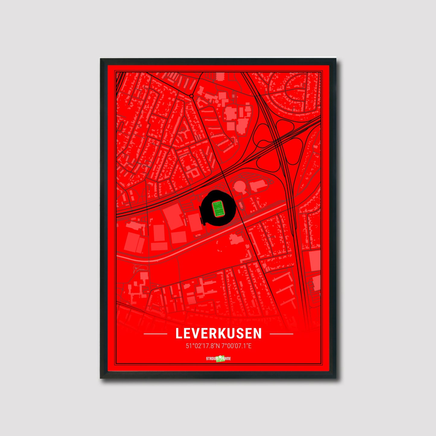 Stadium poster - Leverkusen