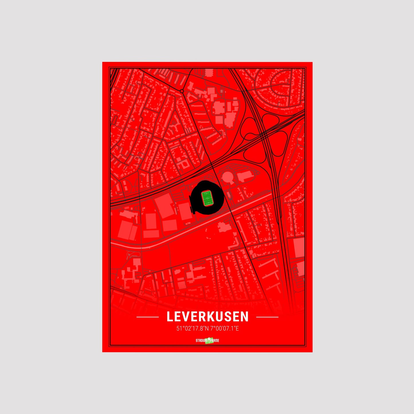 Stadium poster - Leverkusen