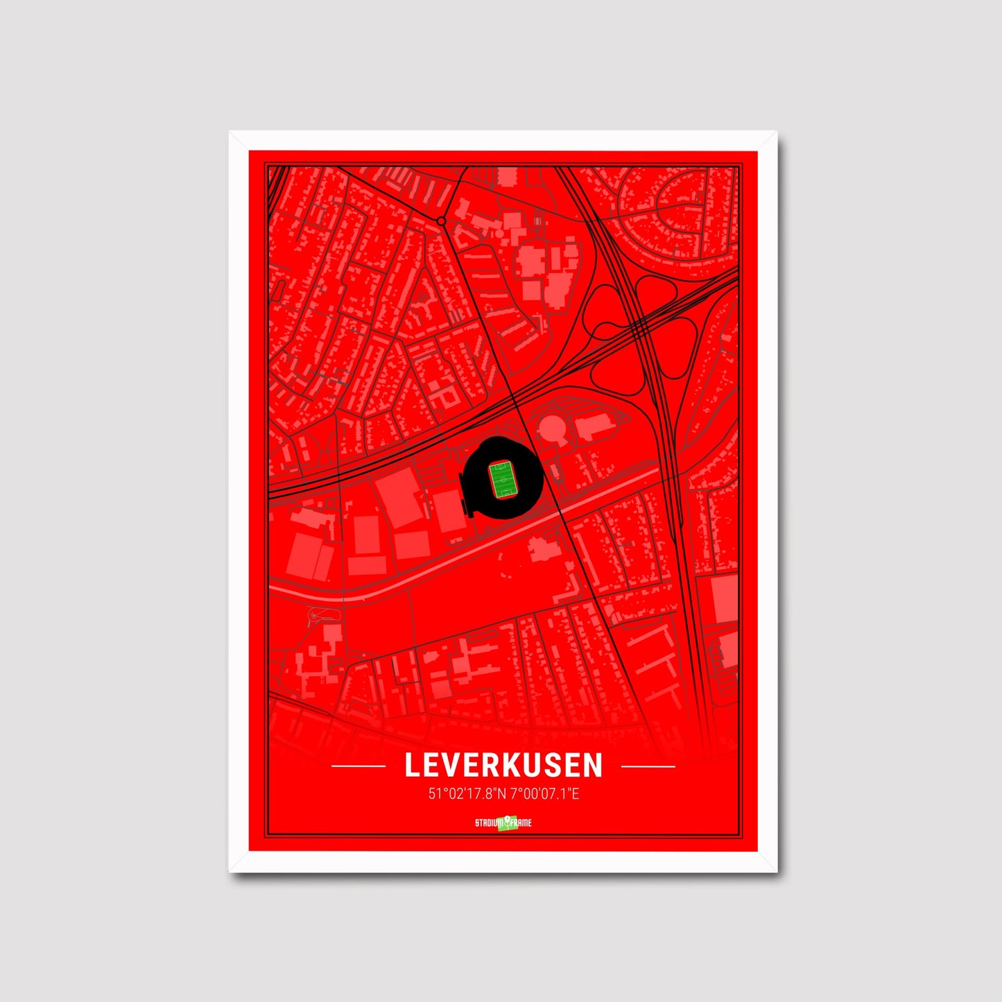 Stadium poster - Leverkusen