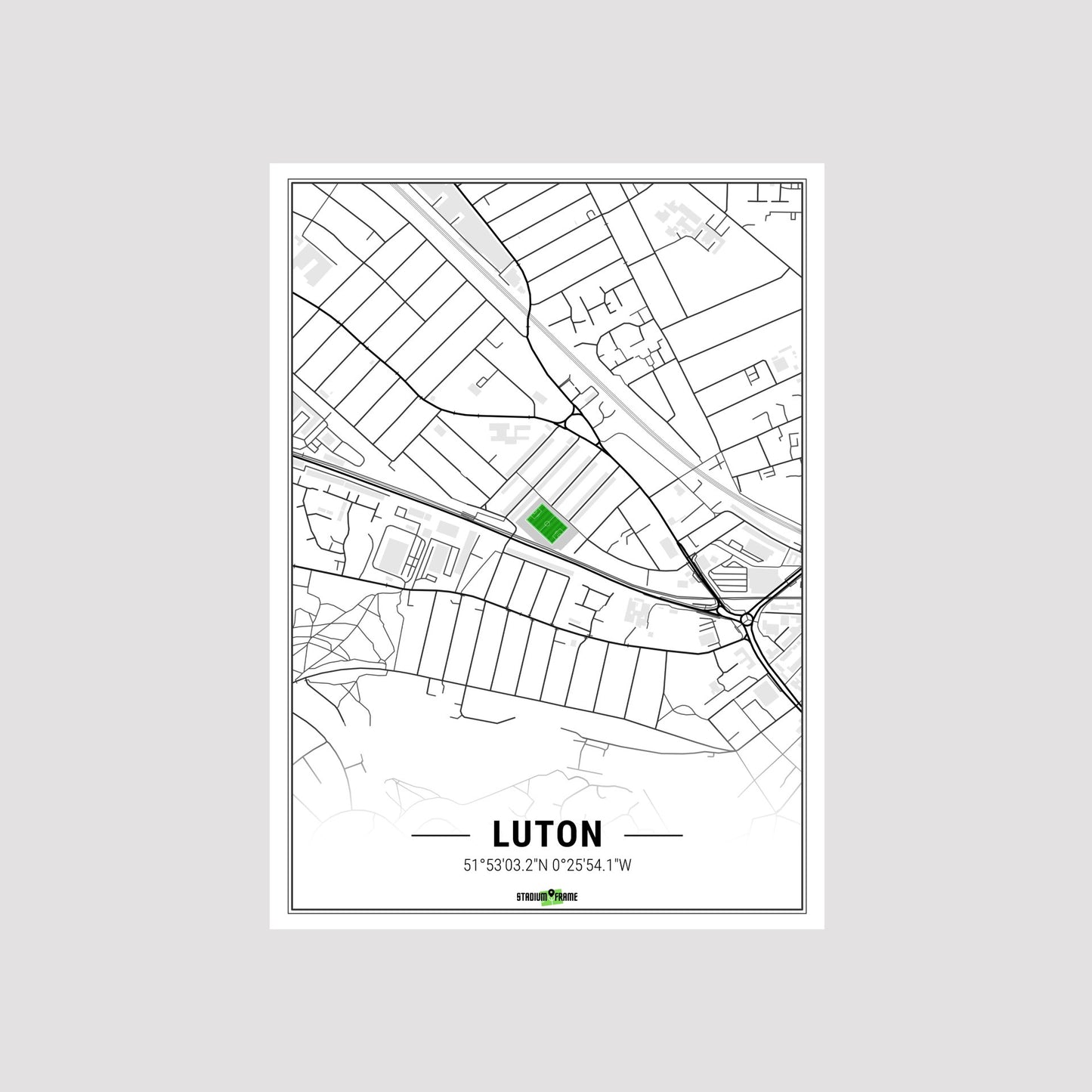 Stadium Poster - Luton