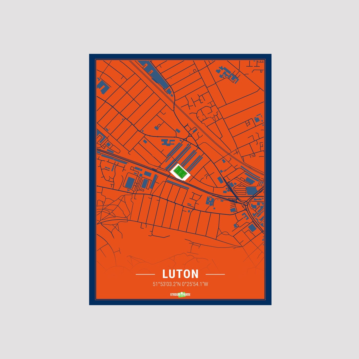 Stadium Poster - Luton