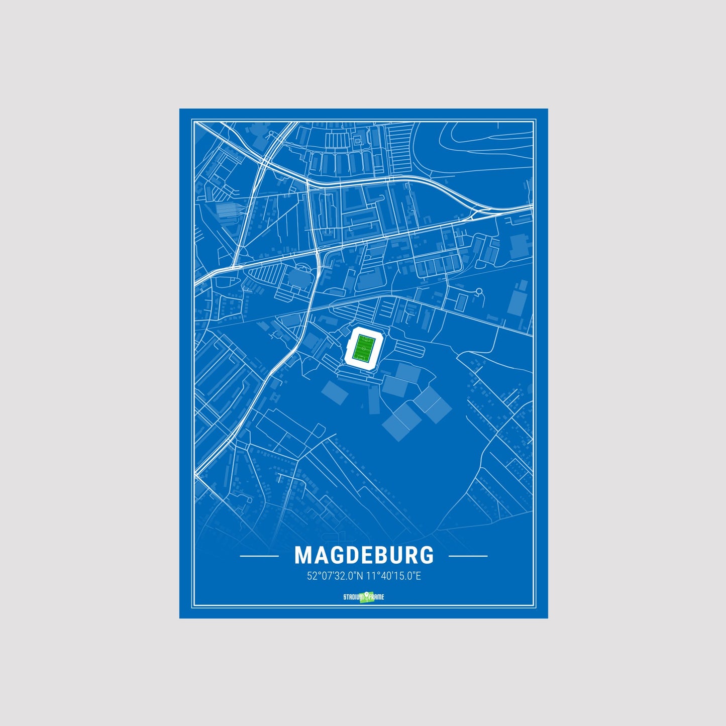 Stadium Poster - Magdeburg