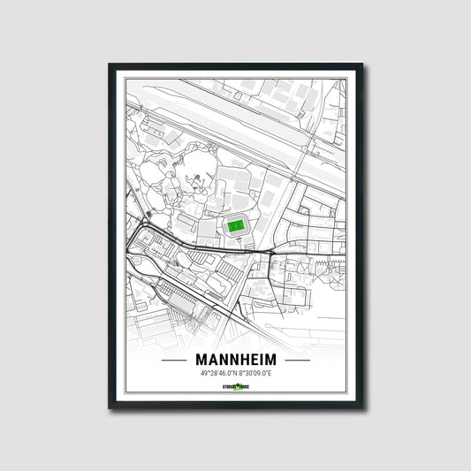 Stadion Poster - Mannheim