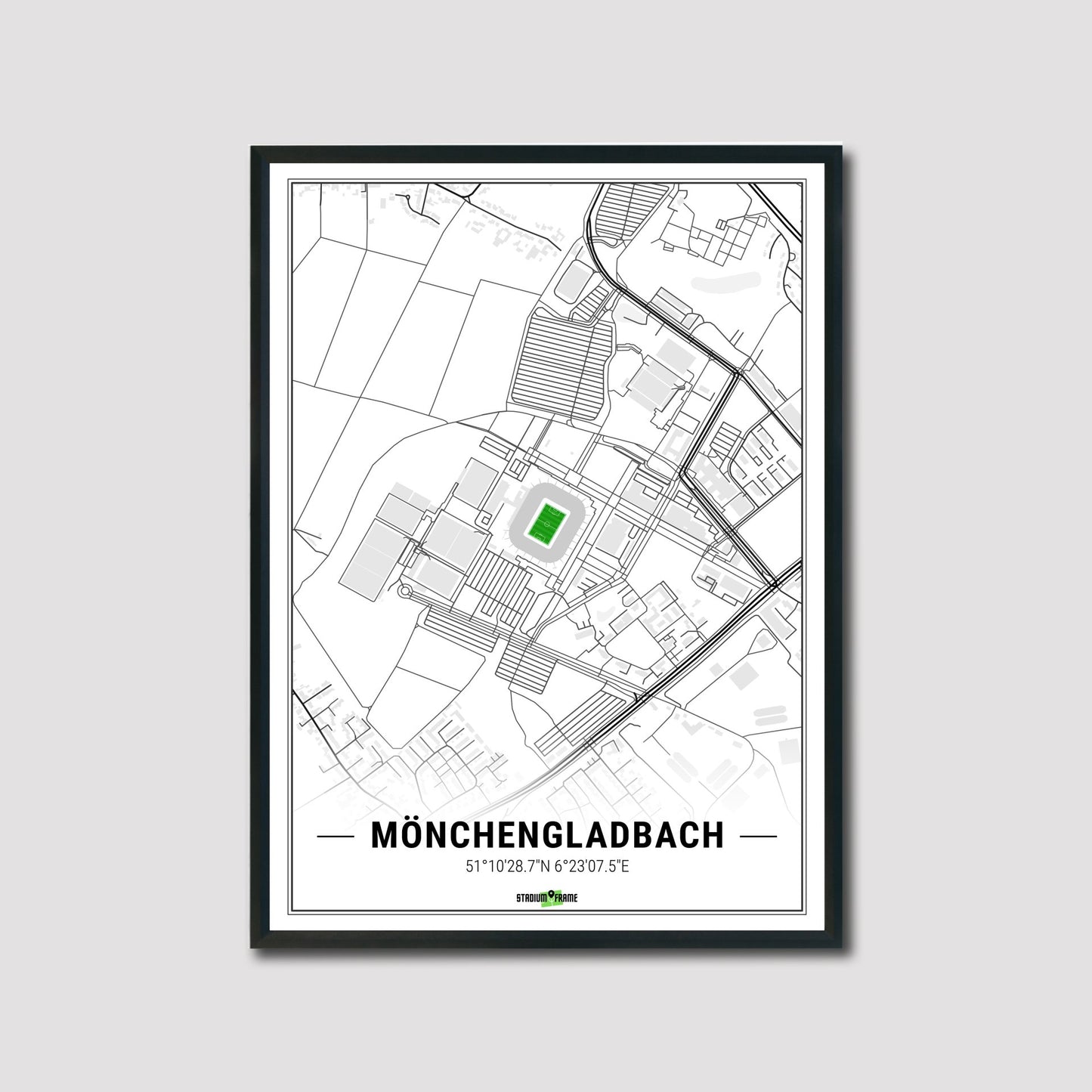 Stadium Poster - Mönchengladbach