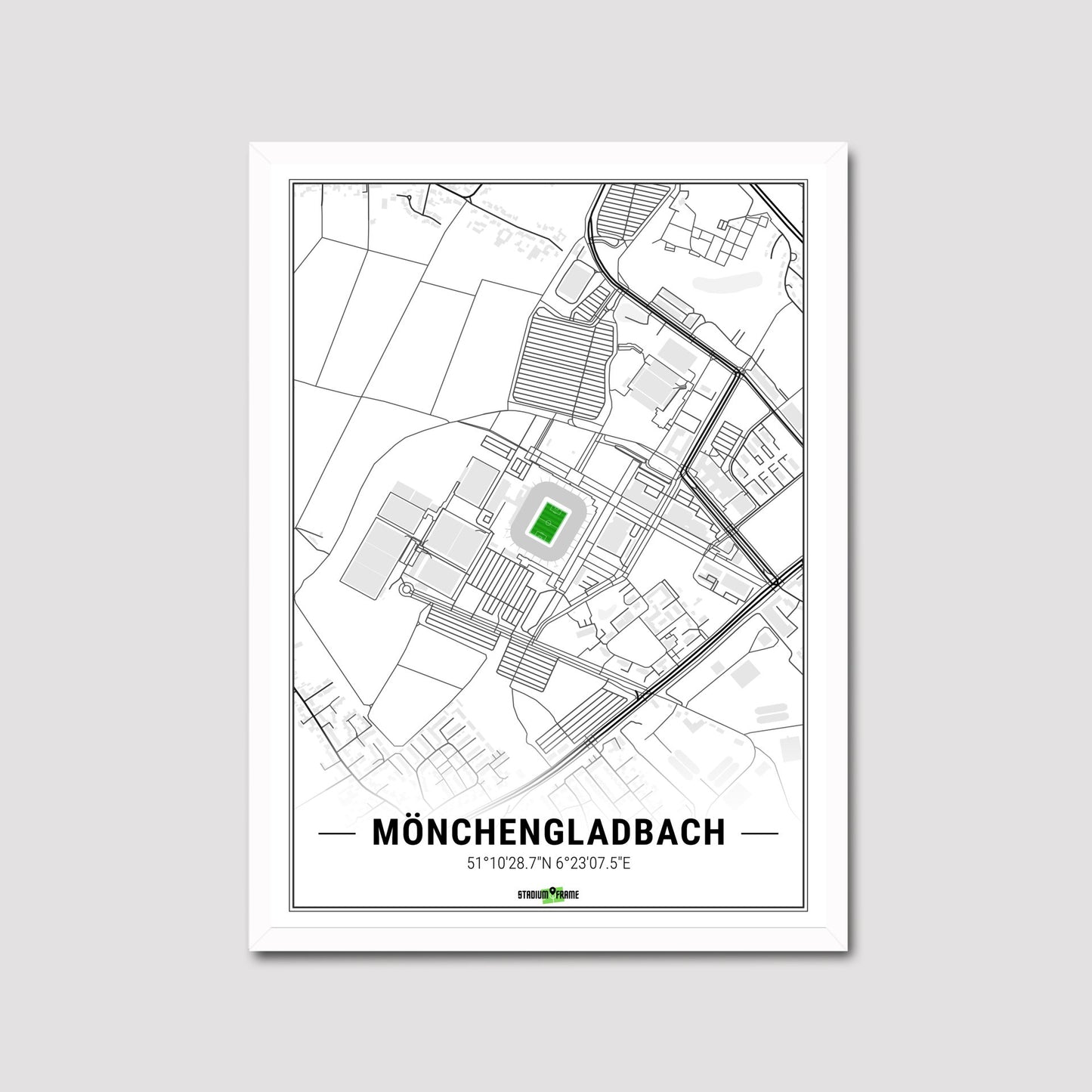 Stadium Poster - Mönchengladbach