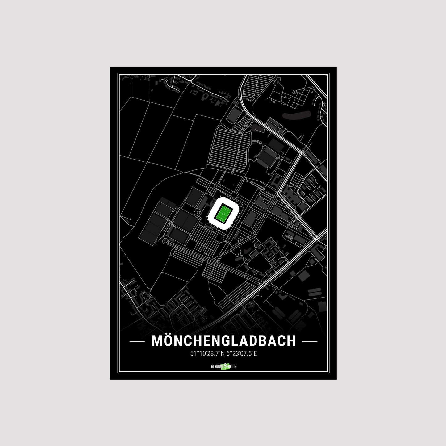 Stadium Poster - Mönchengladbach