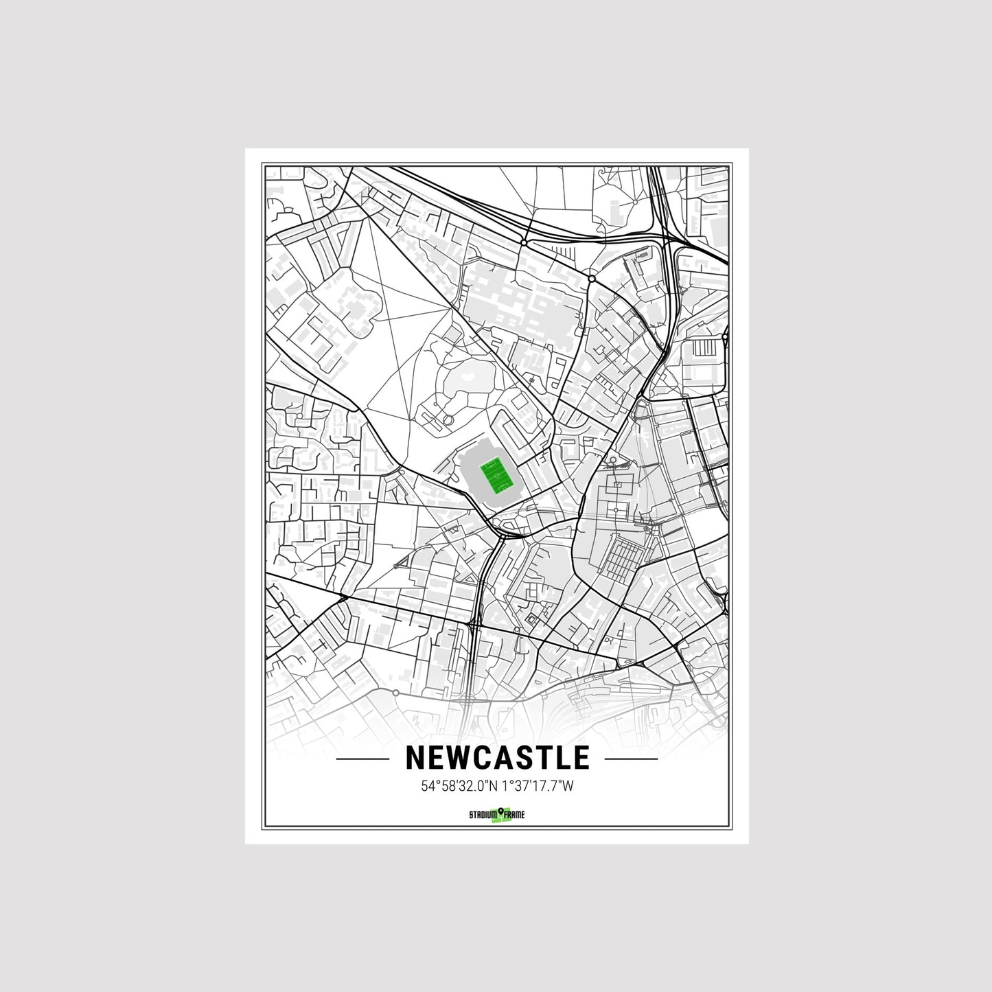 Stadium Poster - Newcastle