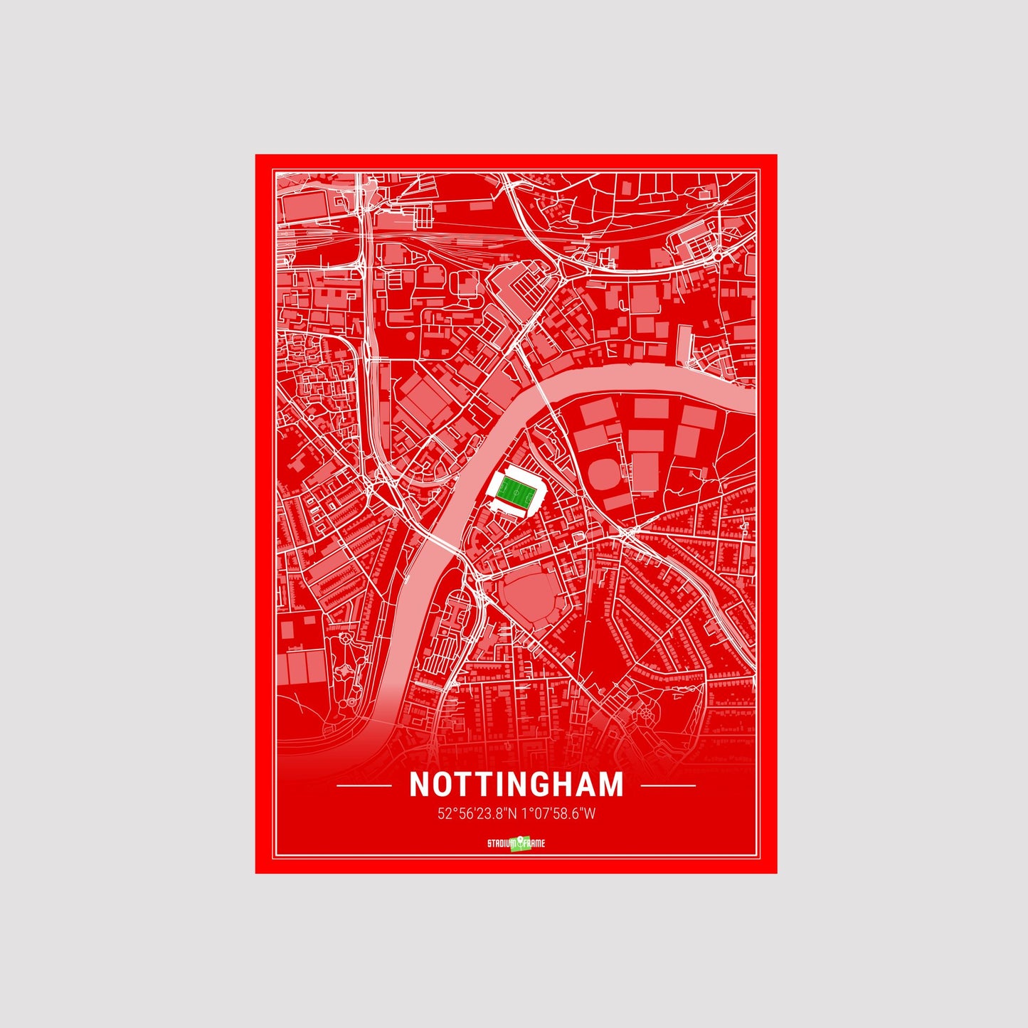 Stadium Poster - Nottingham