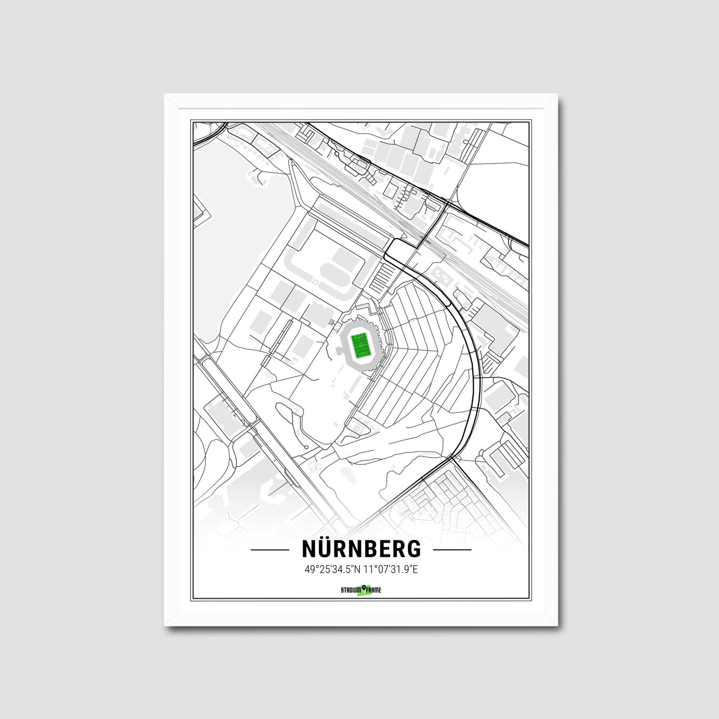 Stadium Poster - Nuremberg