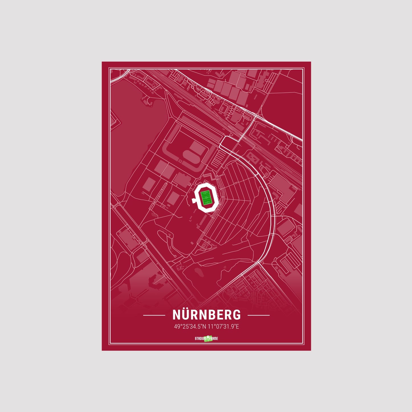 Stadium Poster - Nuremberg